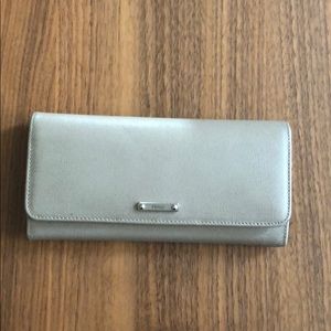 Authentic Fendi grey leather wallet